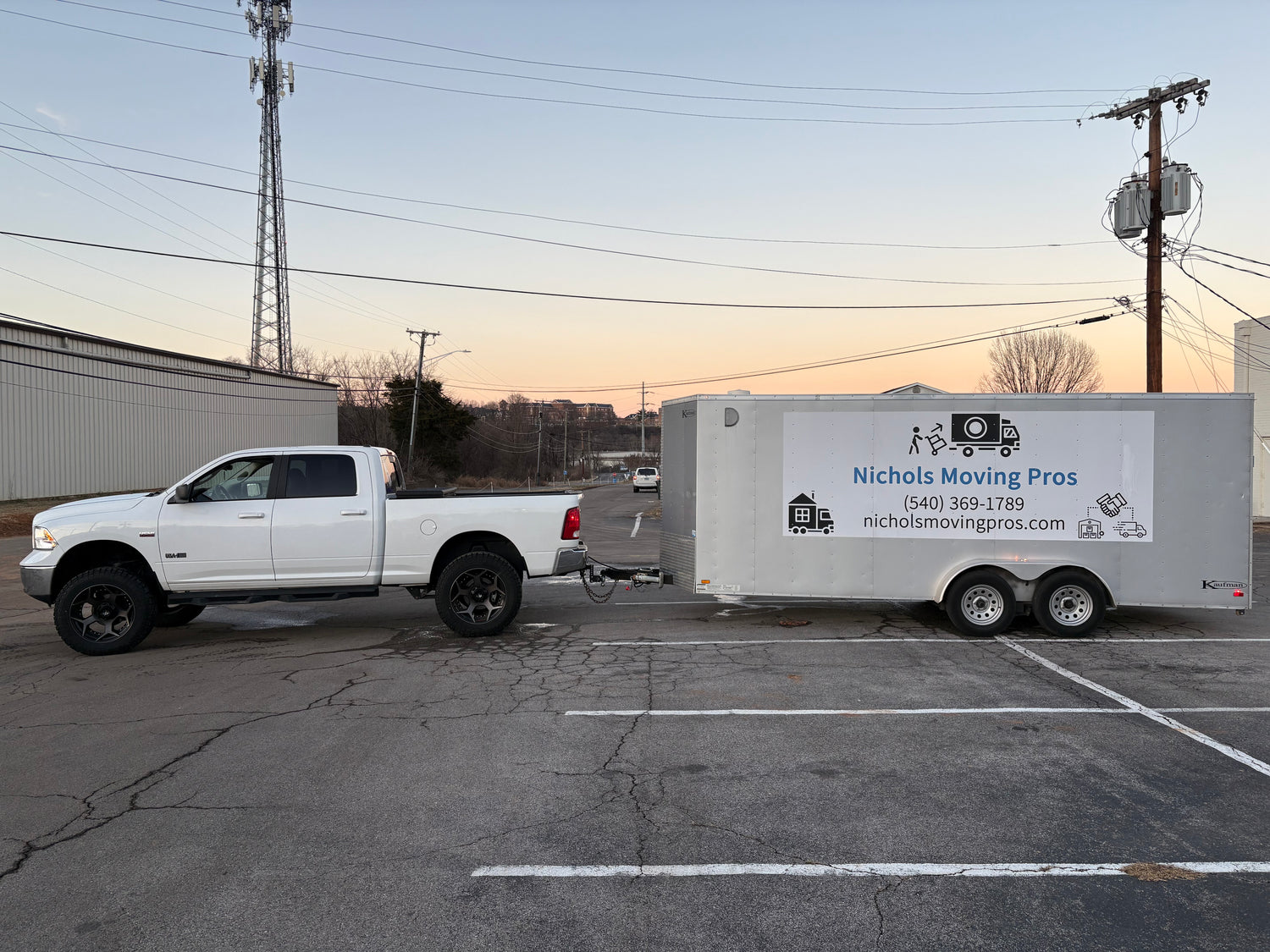 Our fully equipped truck, ready to serve the Roanoke Valley.